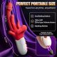 5 Rhythmic Swings and 10 Tongue Vibrator Heating Mode 5 in 1 Rose Sex Toy