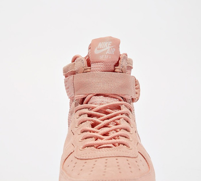 Women Nike SF Air Force One Mid Trainer | Coral Stardust