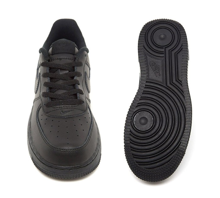 Men Nike Infant Air Force 1 Low Trainer | Black / Black