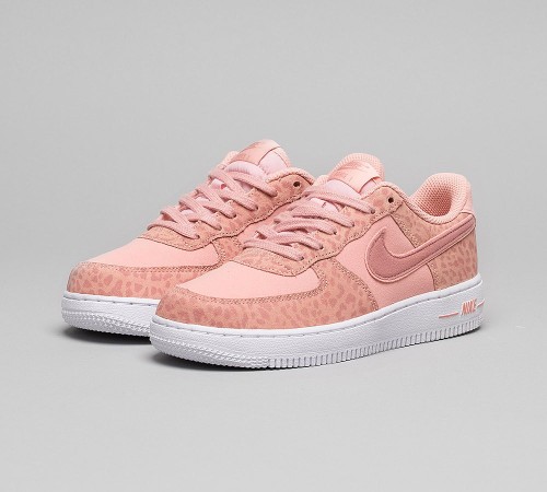 Men Nike Infant Air Force 1 LV8 Trainer | Coral Stardust / Rust Pink
