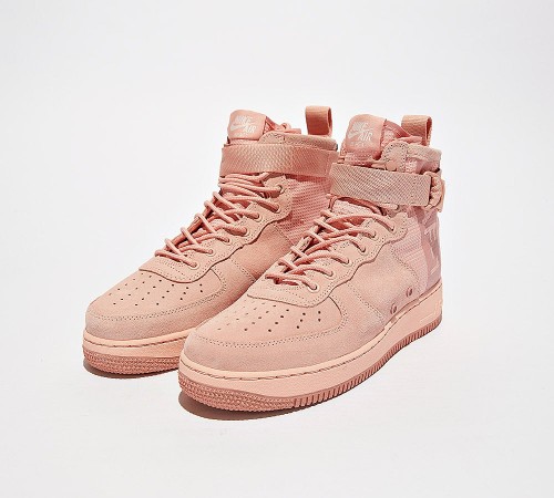 Women Nike SF Air Force One Mid Trainer | Coral Stardust