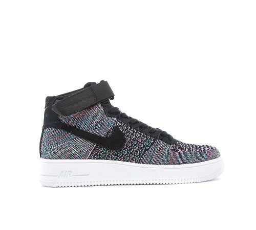 Women Nike Air Force 1 Ultra Flyknit Mid Trainer | Hot Punch / Black /
