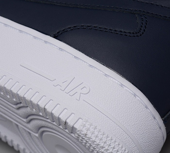Men Nike Air Force 1 Mid '07 Trainer | Obsidian / White