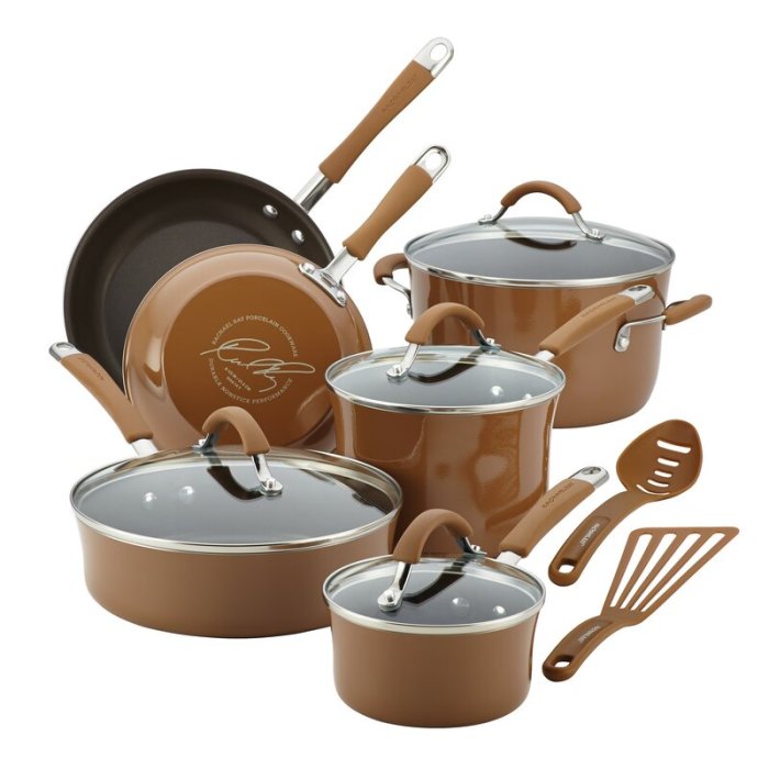 12-Piece Cucina Nonstick Pots And Pans Cookware Set