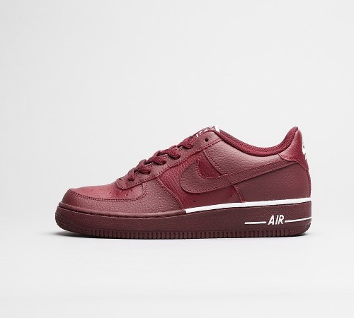 Women Nike Junior Air Force 1 GS Trainer | Red / Red / White