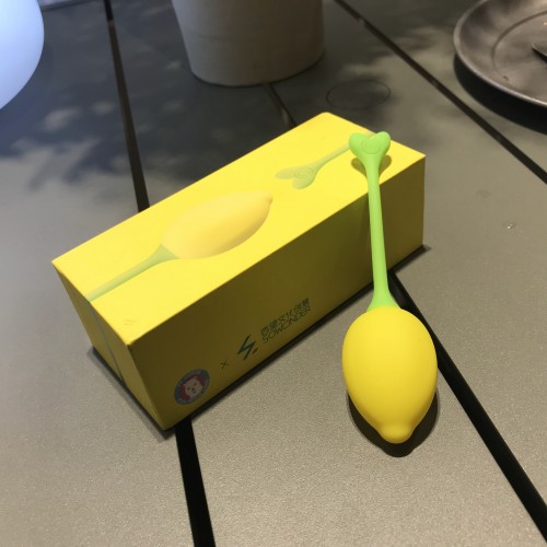 Wearable remote control lemon vibrating egg