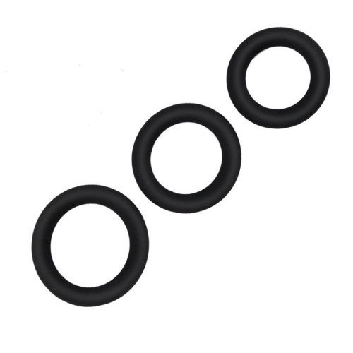 Silicone material cock rings