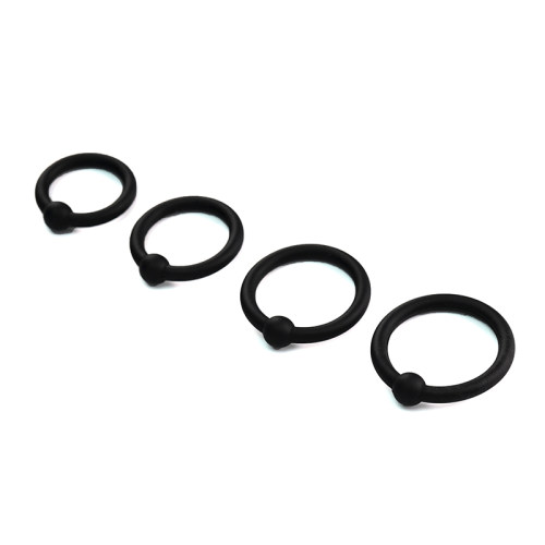 Silicone material cock rings
