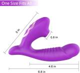 2 in 1 sucking vibrator,10 powerful modes