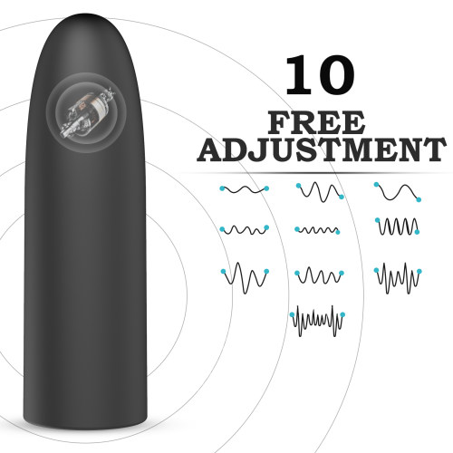 Remote control Mini Vibrating Bullet，10 frequency