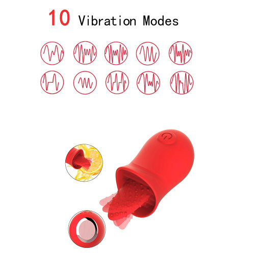 Tongue licking vibrator,enjoy the wonderful climax