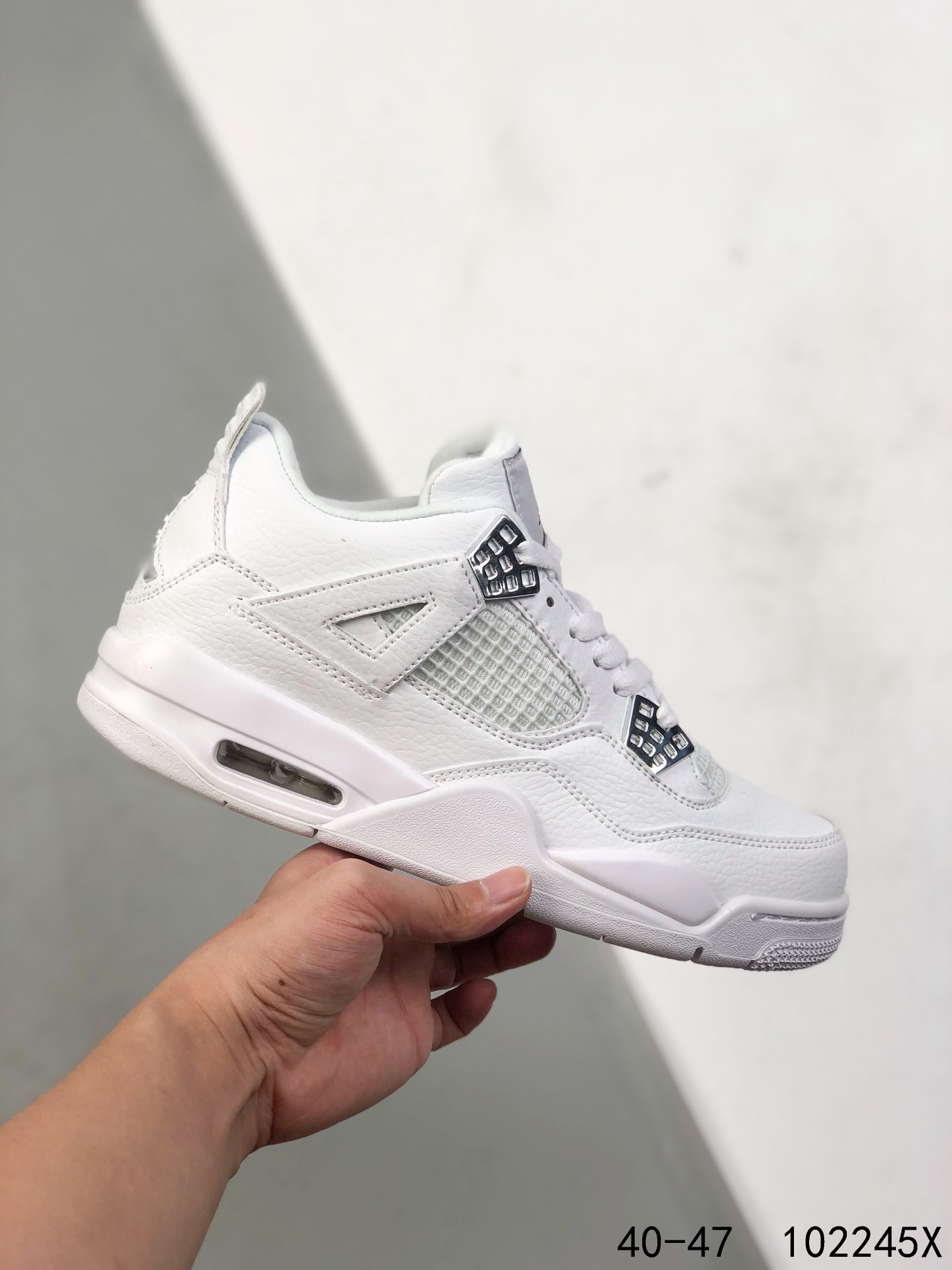 Best Air Jordan 4 Alternate White -Red Basketball Shoes 36-47.5 Sale - from  Air Jordan 4 Retro Shoes Store