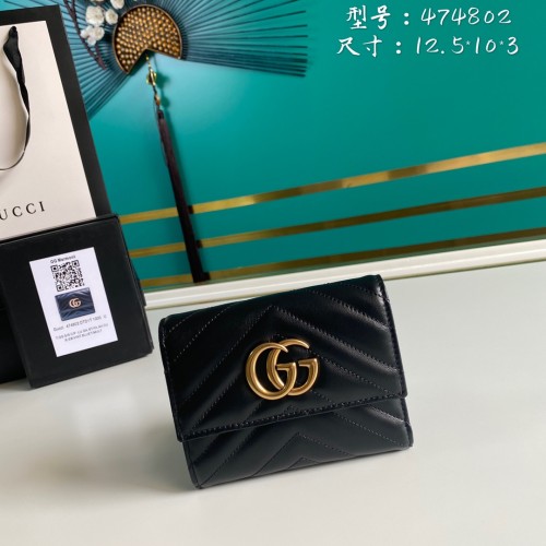 Gucci GG Marmont Women Mens Wallet Purse 12.5*10*3cm