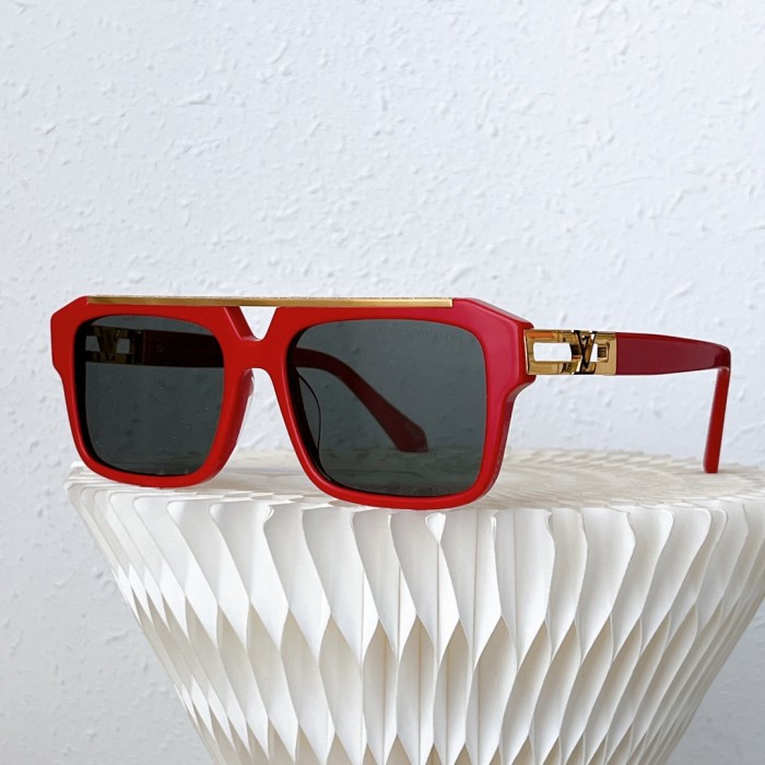 Louis Vuitton Z1801 1802 Mascot Pilot Square Sunglasses