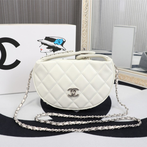 Chanel Chain Shoulder Bags Black White