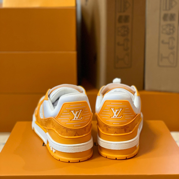 Louis Vuitton Trainer Monogram denim Sneaker Size 36-46  5-Color