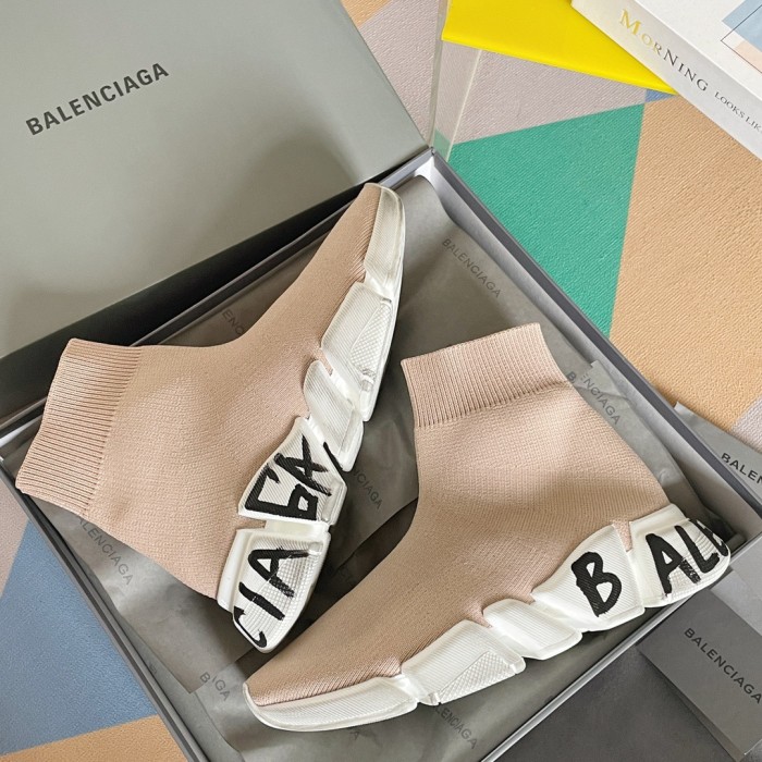 Balenciaga Speed 2.0 Graffiti Sneaker Size 35-45  5-Color