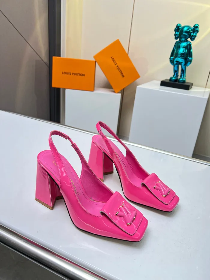 Louis Vuitton Shake Slingback Pumps Size 35-41 6-Color