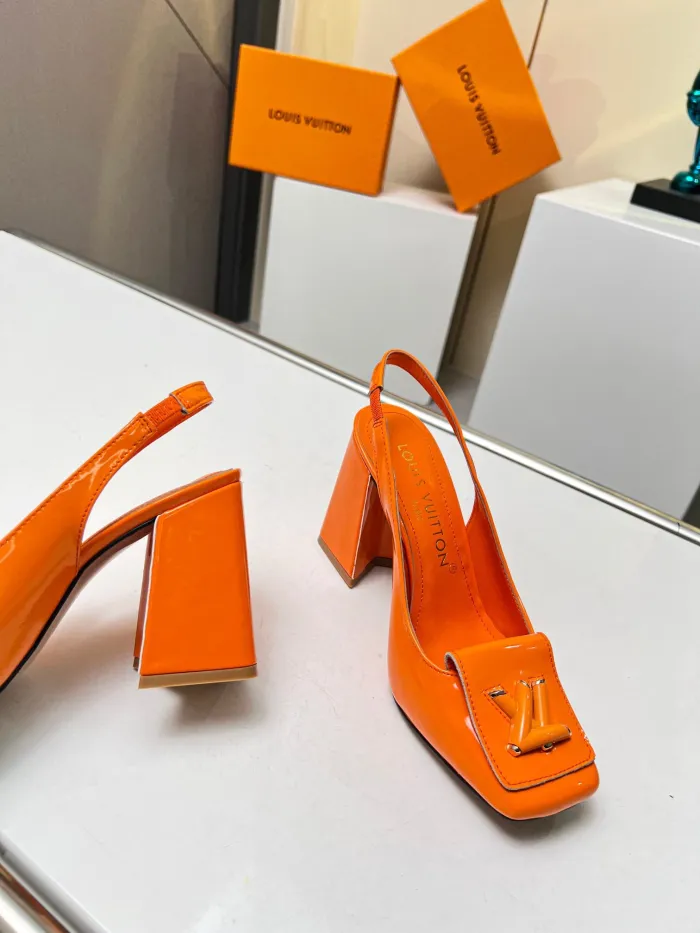 Louis Vuitton Shake Slingback Pumps Size 35-41 6-Color