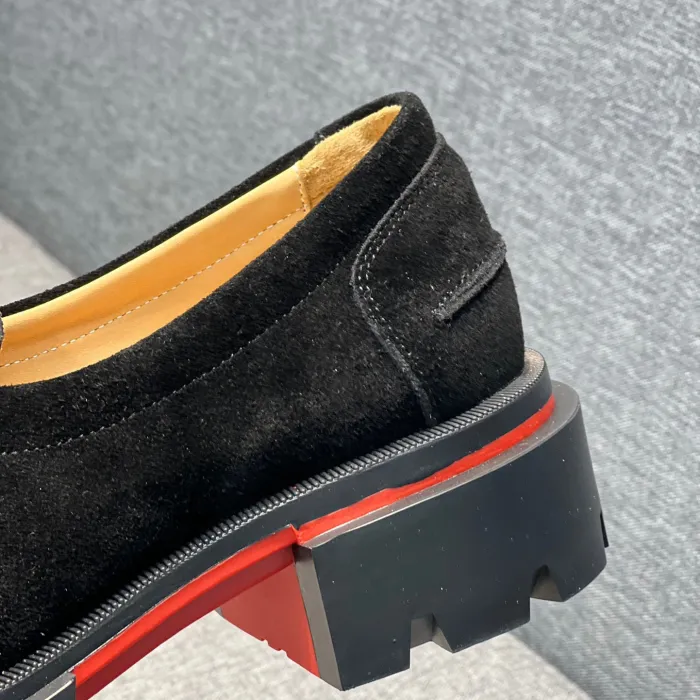 Christian Louboutin CL Moc Lug Strass Loafers Size 39-45 3-Color