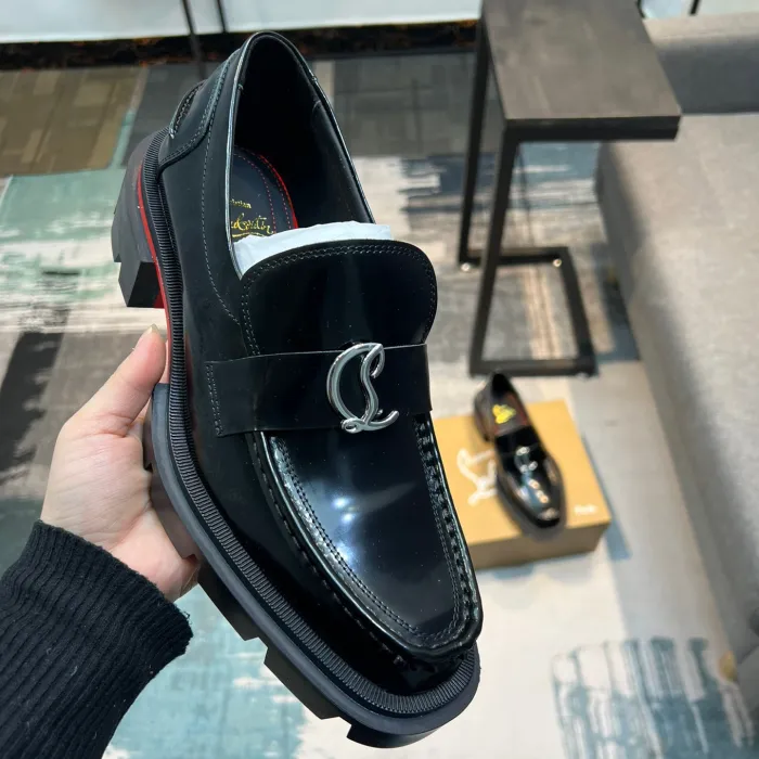 Christian Louboutin CL Moc Lug Strass Loafers Size 39-45 3-Color