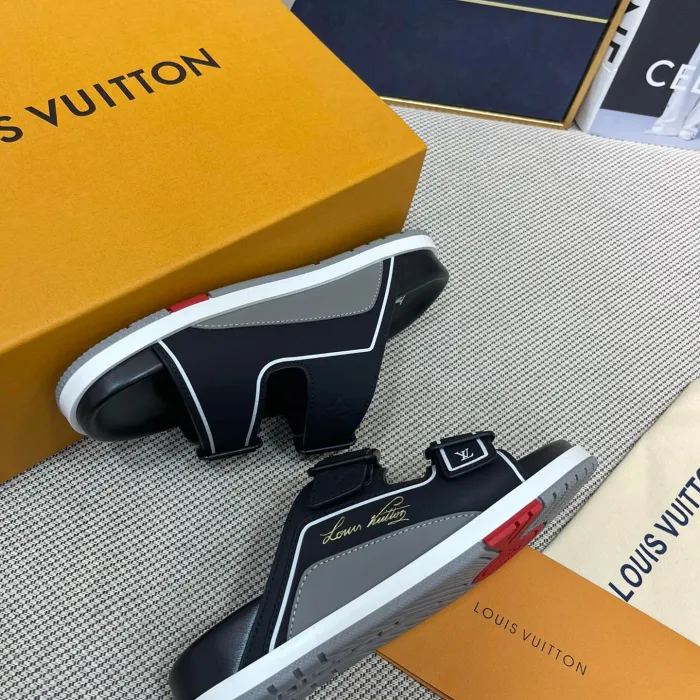 Louis Vuitton LV Trainer Mule Slippers Size 39-45 8-Color