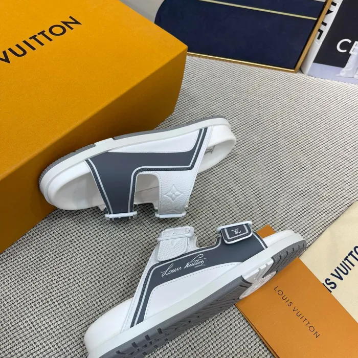 Louis Vuitton LV Trainer Mule Slippers Size 39-45 8-Color