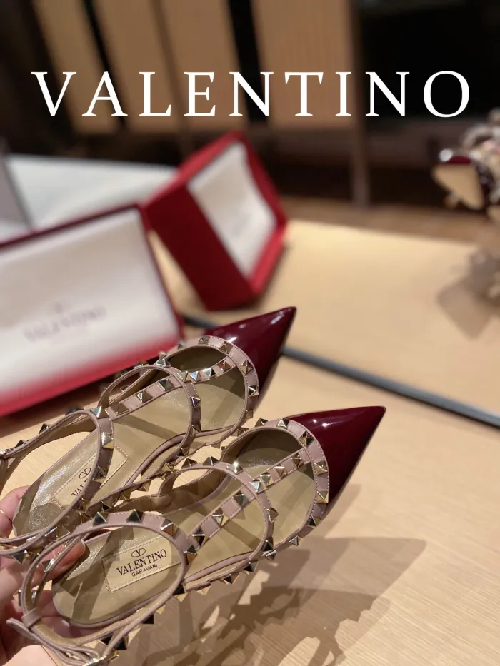 Valentino Rockstud Ankle Strap Pumps Size 35-41 11-Color