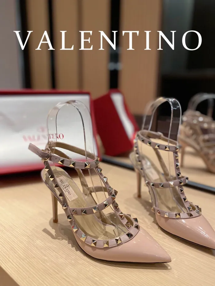 Valentino Rockstud Ankle Strap Pumps Size 35-41 11-Color