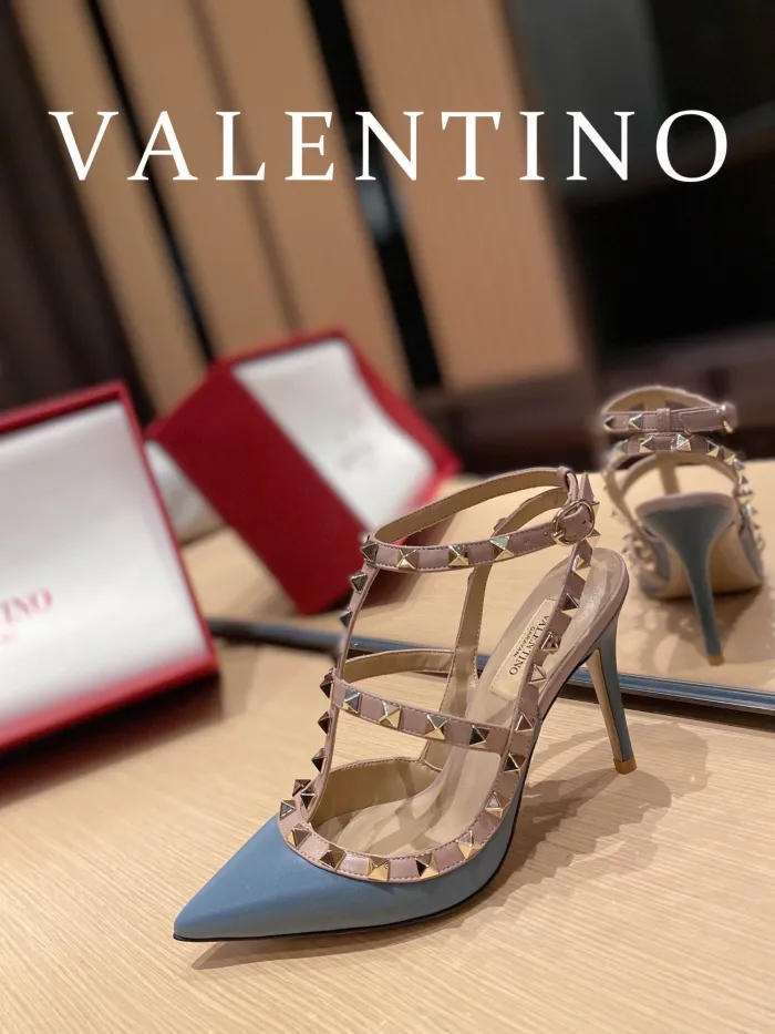 Valentino Rockstud Ankle Strap Pumps Size 35-41 11-Color