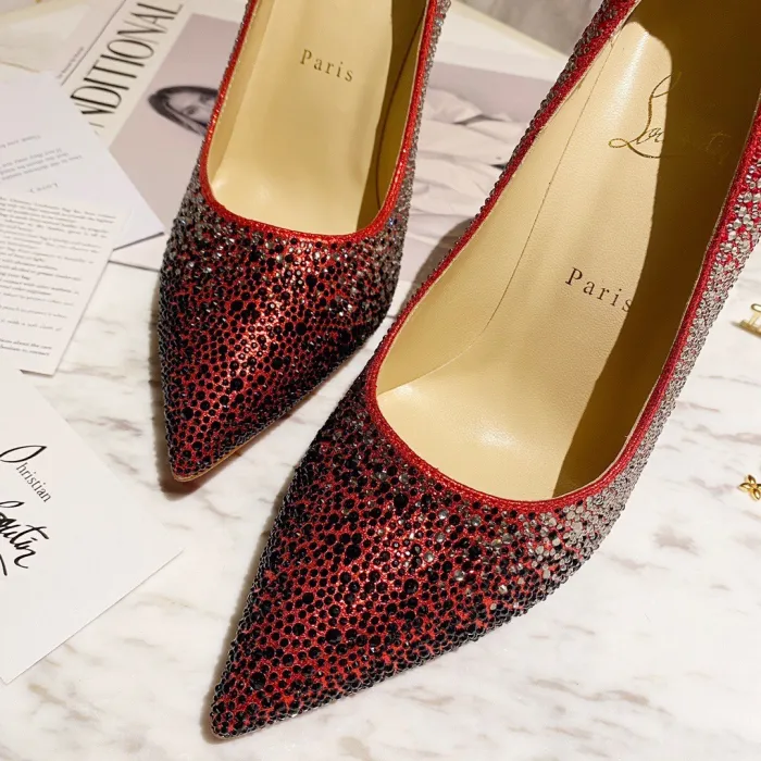 Christian Louboutin Kate Strass Pumps Size 35-41 12-Color