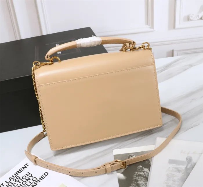 YSL Medium Sunset Women Shoulder Bags Size 25*18*5cm