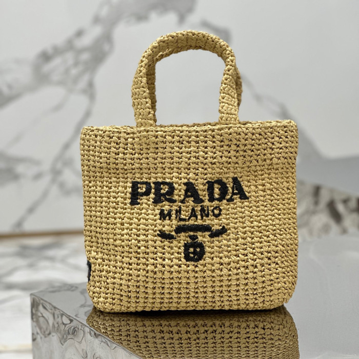 Prada 1BG422 Small crochet tote Bag Size 24*24*8cm