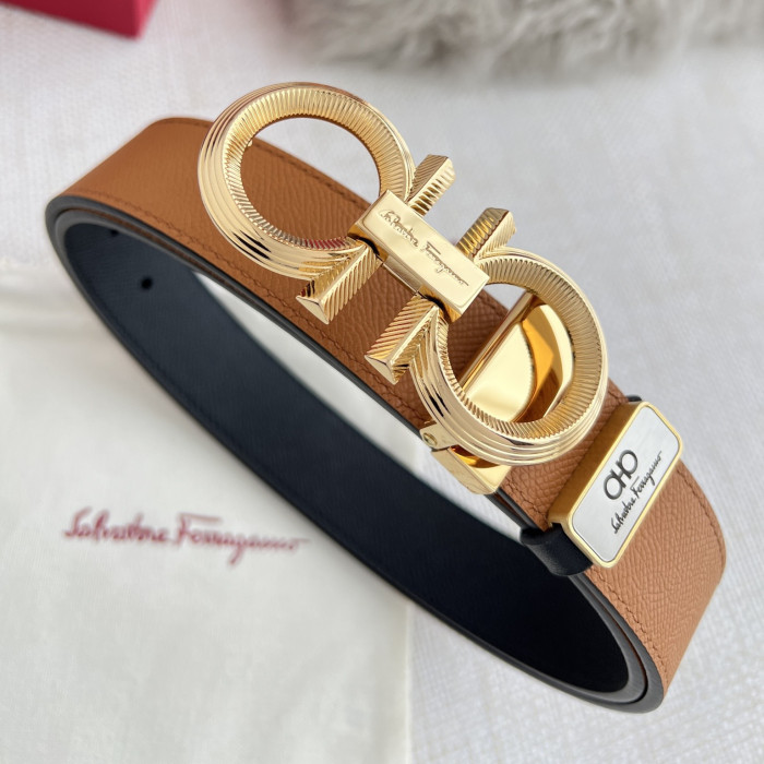 Ferragamo Men Belt Width 3.5cm