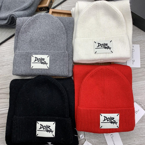 Dior Knitted Hat+Scarf