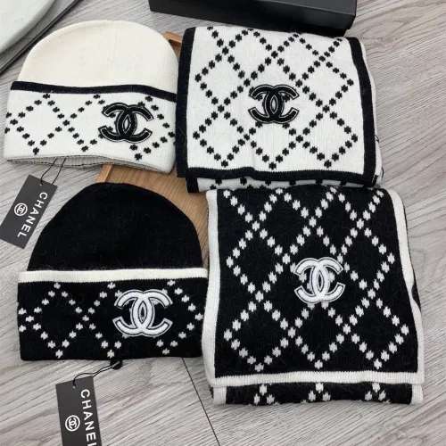 Chanel Knitted Hat+Scarf