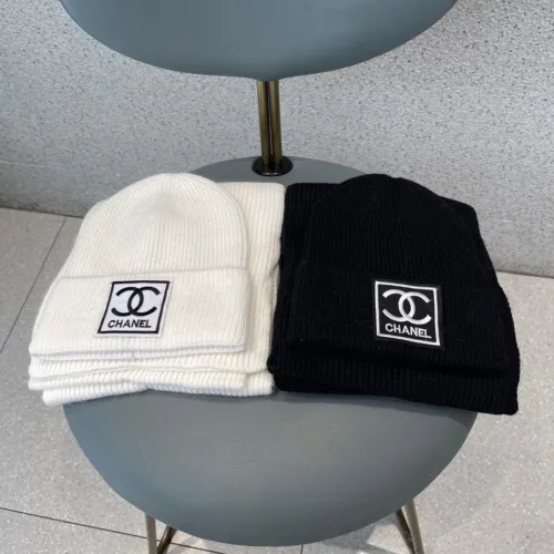 Chanel Knitted Hat+Scarf
