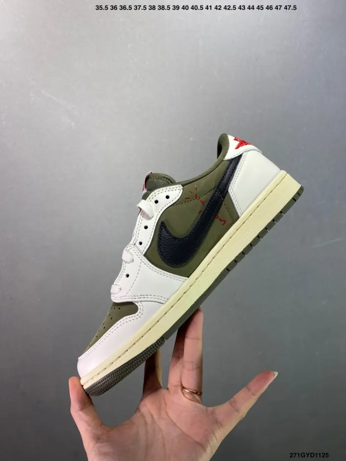 Nike Air Jordan 1 x Travis Scott Low Top Sneaker Shoes Gr. 36-46