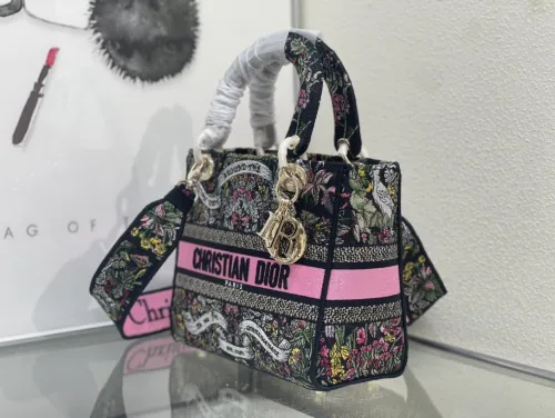 Dior Lady Women Shoulder Bags 24*20*11cm
