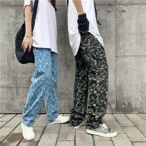 腰果紋牛仔褲，兩件1368