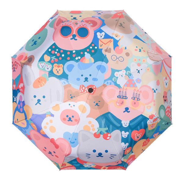 熊熊出擊全自動晴雨兩用傘，兩把1256