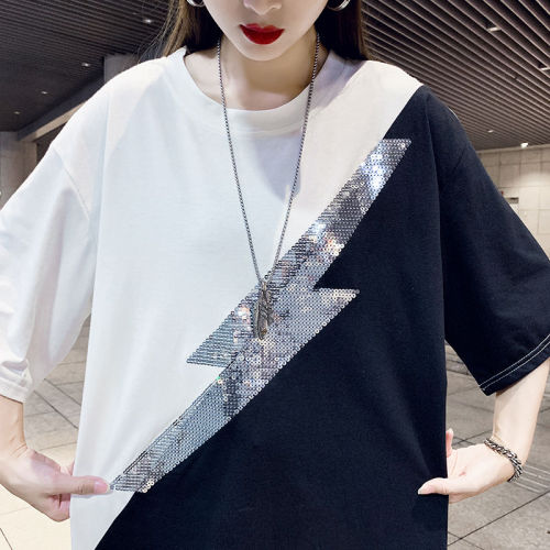 闪电長T