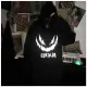反光耿鬼笑臉連帽衫，兩件1078
