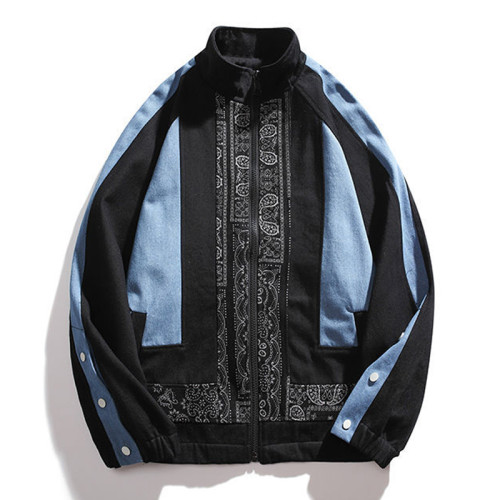 拼接撞色外套夾克棒球服，兩件1656