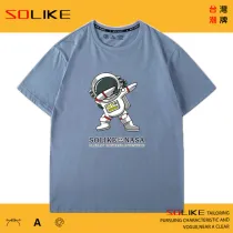 純棉 NASA潮流太空人短T，三件1099