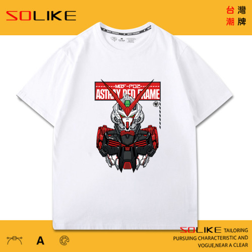 純棉 鋼彈聯名款短T，三件1099