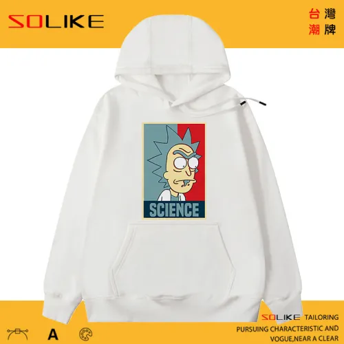純棉 科學瑞克連帽衫 兩件1199