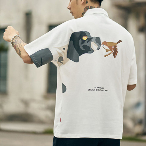 犬與鳥polo衫短T，兩件1198