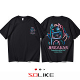 純棉 彩色塗鴉小怪獸短T，三件NT$1099