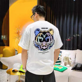 純棉 彩色虎頭短T，兩件1098